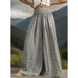 By Anthropologie Wide-Leg‎ Printed Pants Size 0
